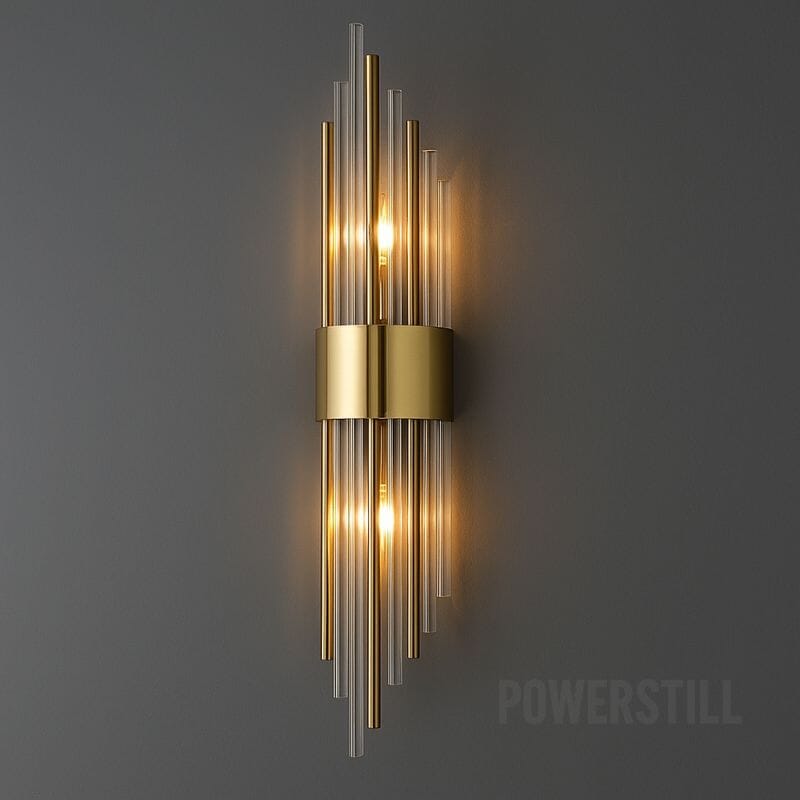 Arandela de Parede Spartan Metal e Vidro