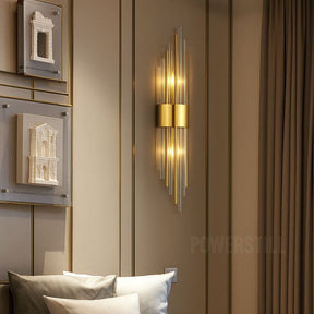 Arandela de Parede Spartan Metal e Vidro